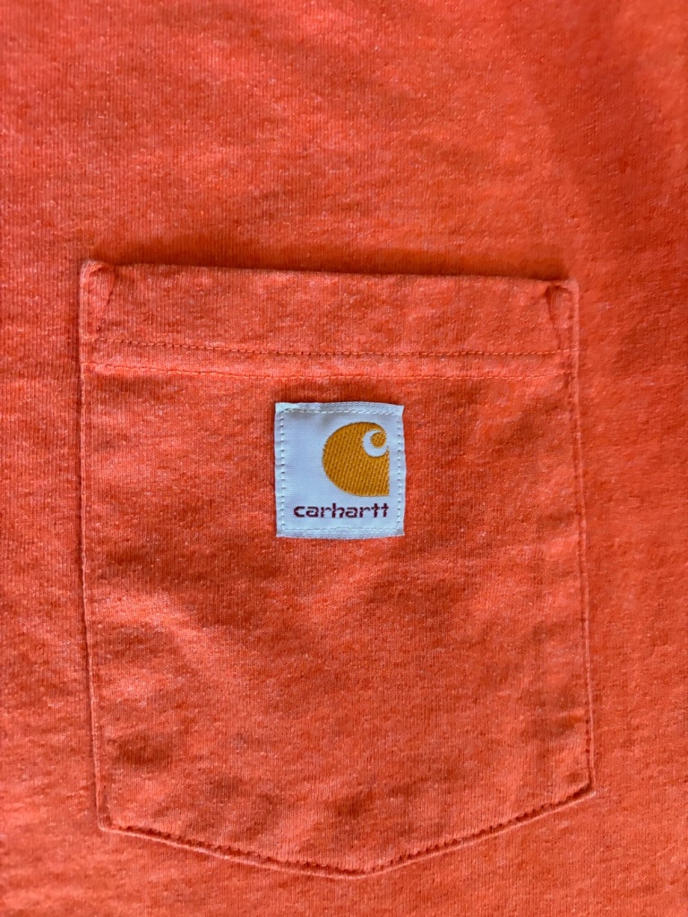 Carhartt Pocket Tee Orange loose fit size 2xl - Picture 2 of 4